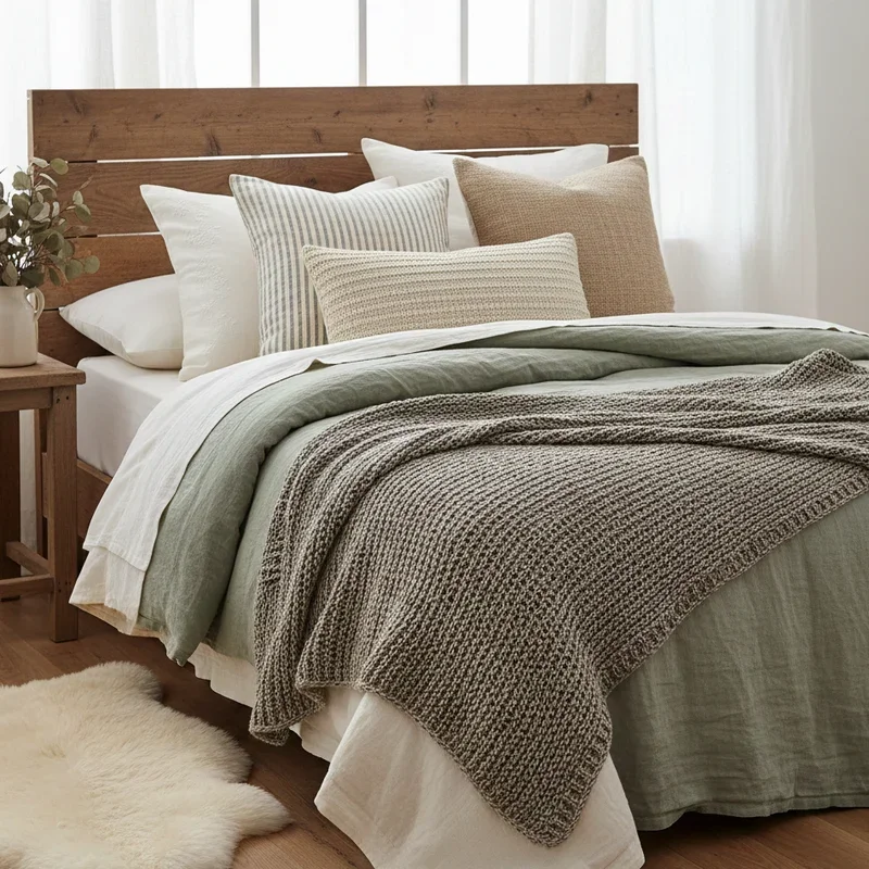 Farmhouse Bedding Ideas