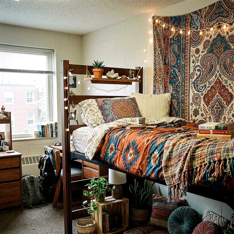 College Dorm Loft Bed Ideas