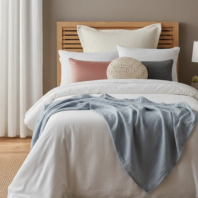 Bed Pillow Arrangement Ideas