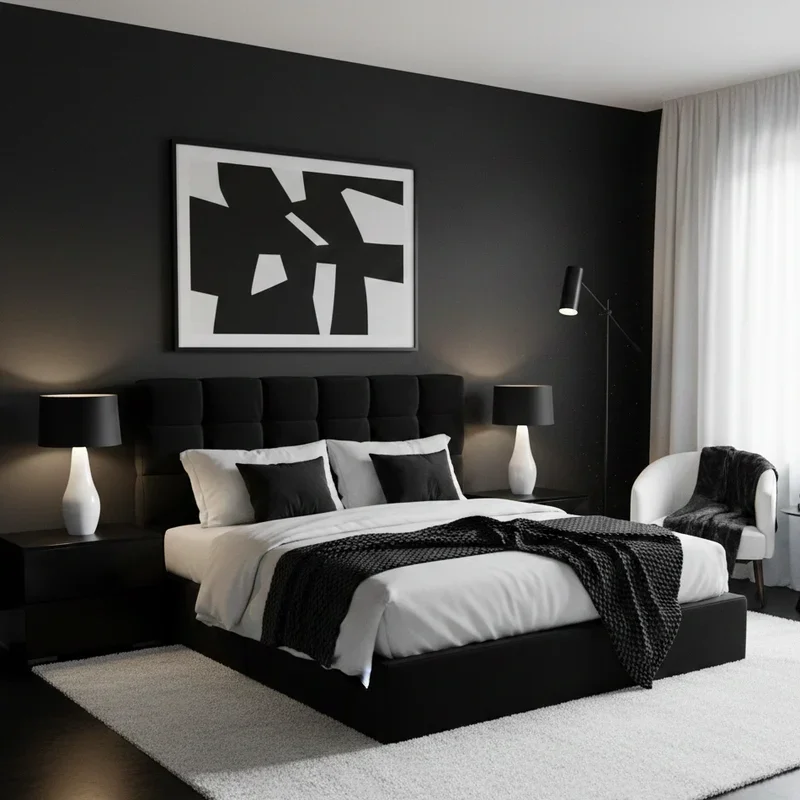 Black Bedroom Ideas