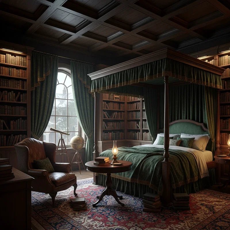 Library Bedroom Ideas