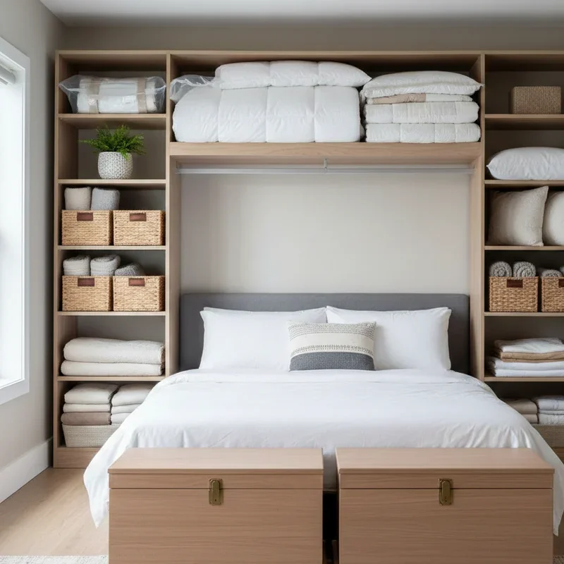Comforter Storage Ideas