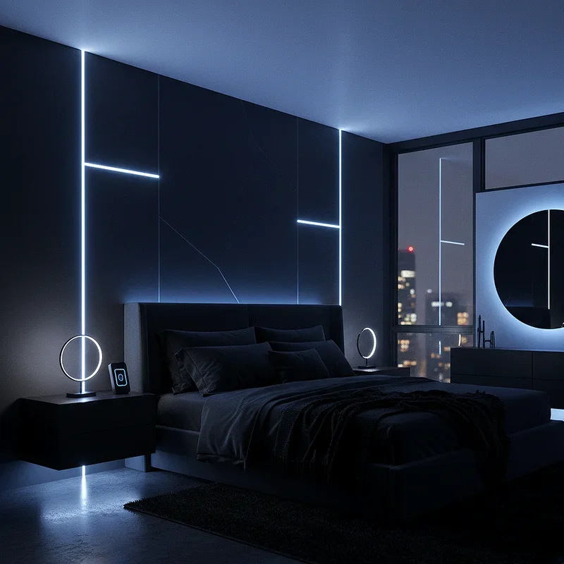 Black and Blue Bedroom Ideas