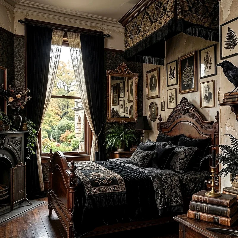 Victorian Gothic Bedroom Ideas