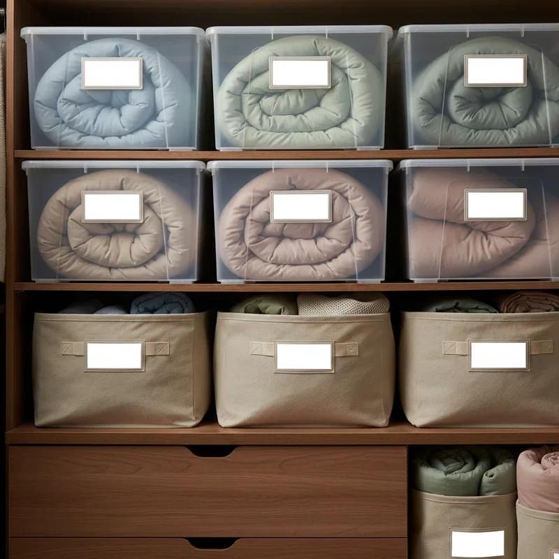 Comforter Storage Ideas