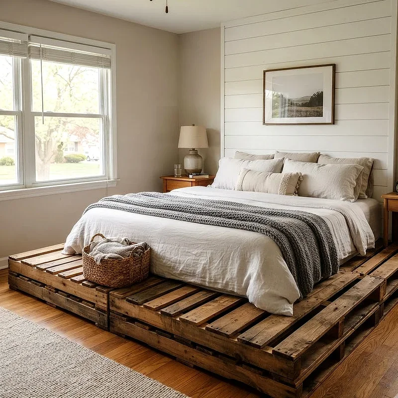 DIY Pallet Bed Frame Ideas