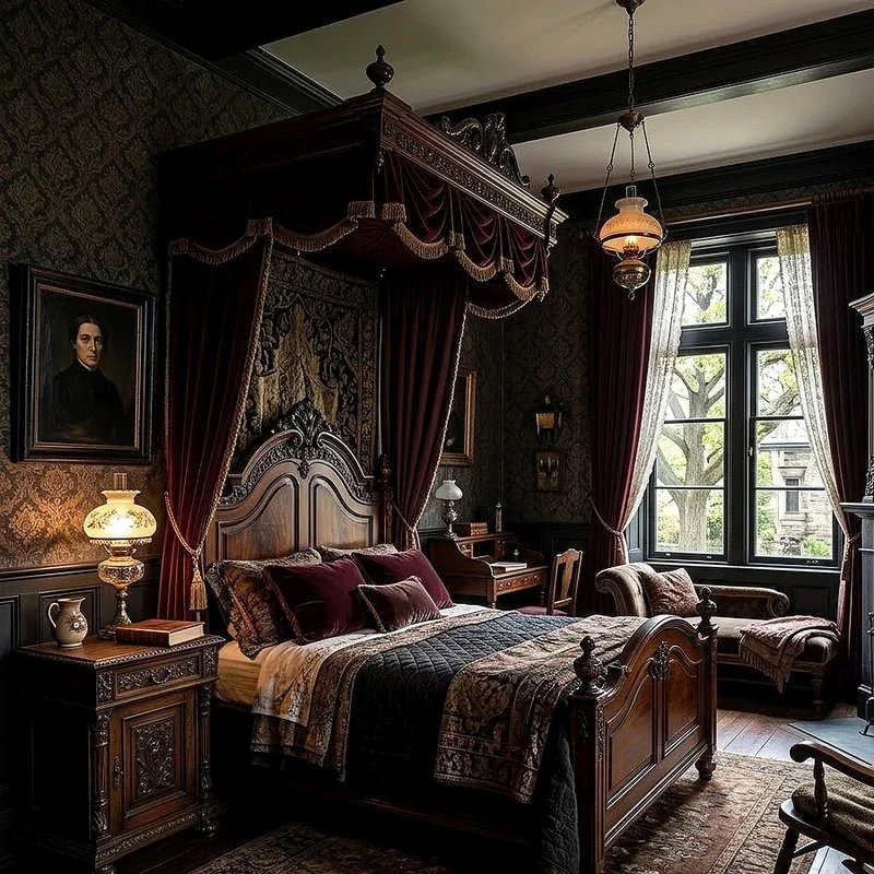 Victorian Gothic Bedroom Ideas