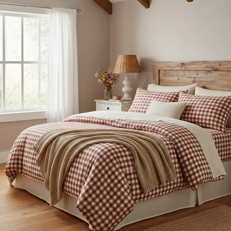 Farmhouse Bedding Ideas