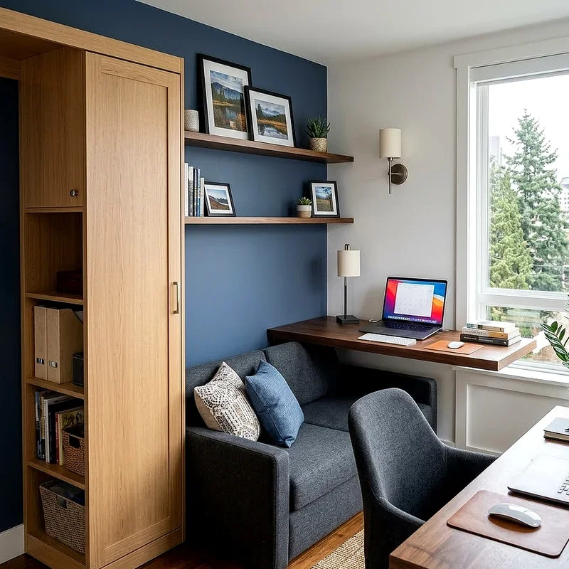 Office with Murphy Bed Ideas