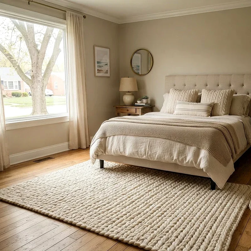 Neutral Bedroom Carpet Ideas