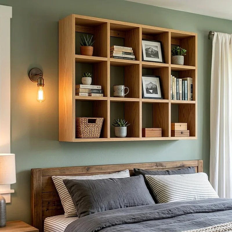 Over Bed Storage Ideas