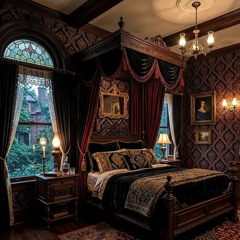 Victorian Gothic Bedroom Ideas