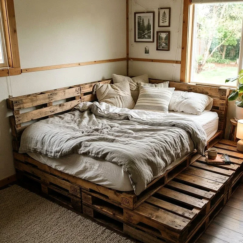 DIY Pallet Bed Frame Ideas