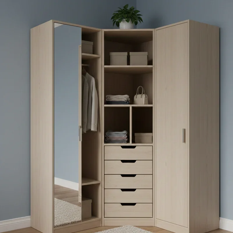 15 Corner Wardrobe Ideas for Small Bedrooms That Save Space