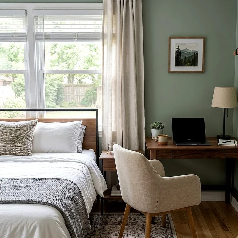 Desk Next to Bed Ideas