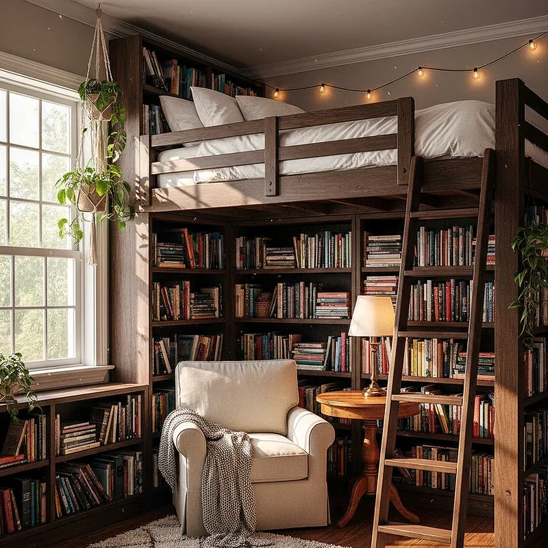 Library Bedroom Ideas