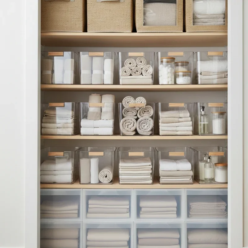 Linen Closet Organization Ideas
