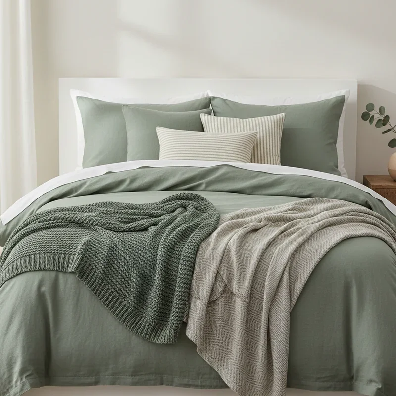 Sage Green Bedding Ideas