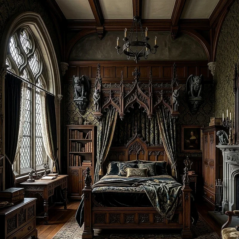 Victorian Gothic Bedroom Ideas