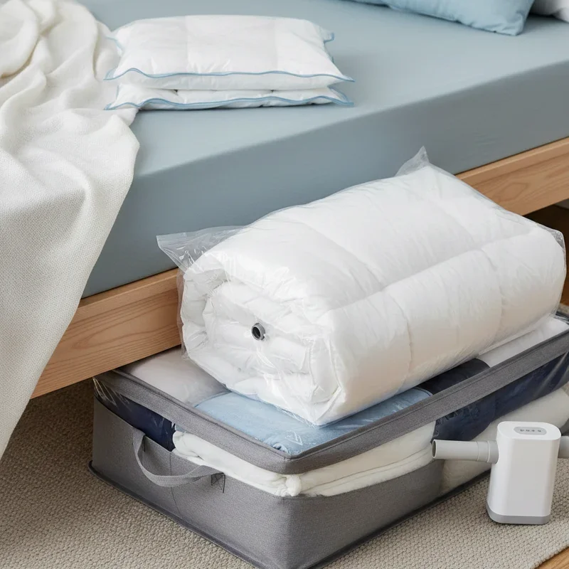 Comforter Storage Ideas