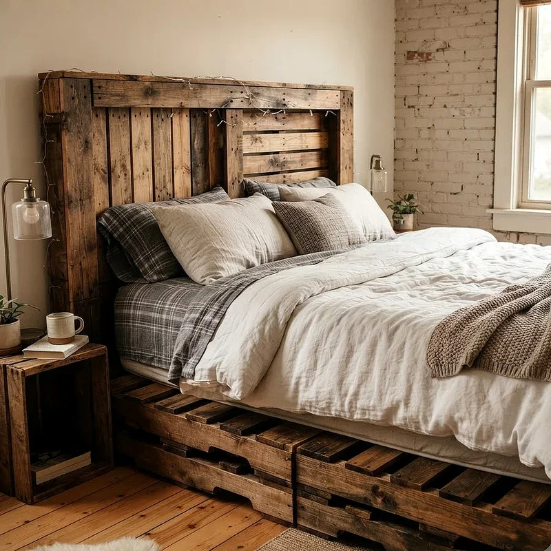 DIY Pallet Bed Frame Ideas