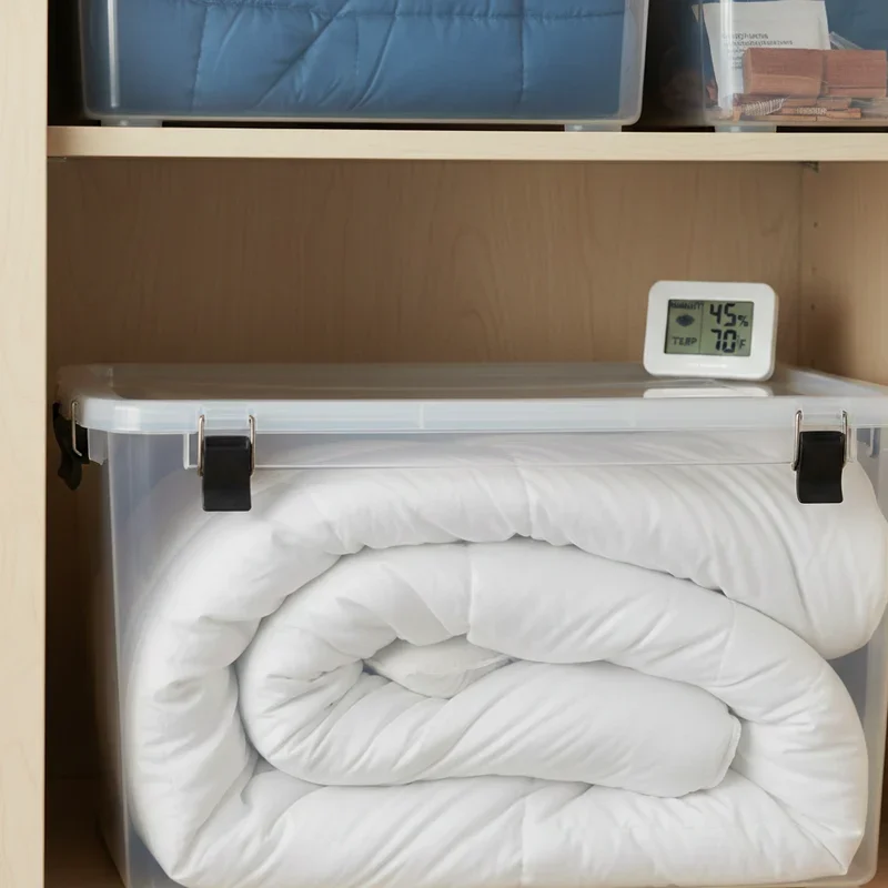 Comforter Storage Ideas