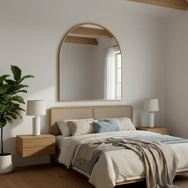 Mirror Above Bed Ideas