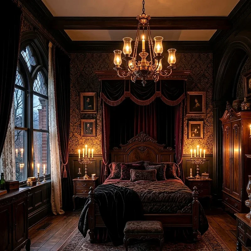 Victorian Gothic Bedroom Ideas