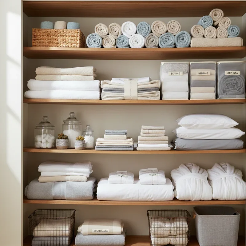 Linen Closet Organization Ideas