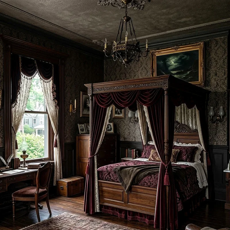 Victorian Gothic Bedroom Ideas