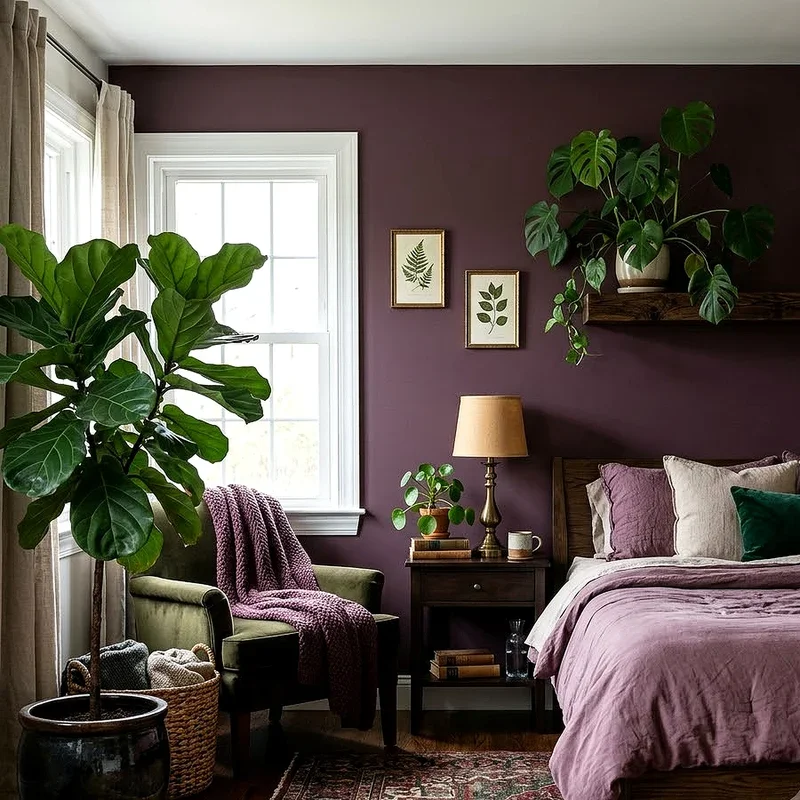 Plum Bedroom Ideas