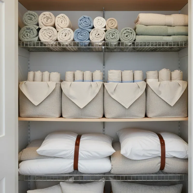 Linen Closet Organization Ideas
