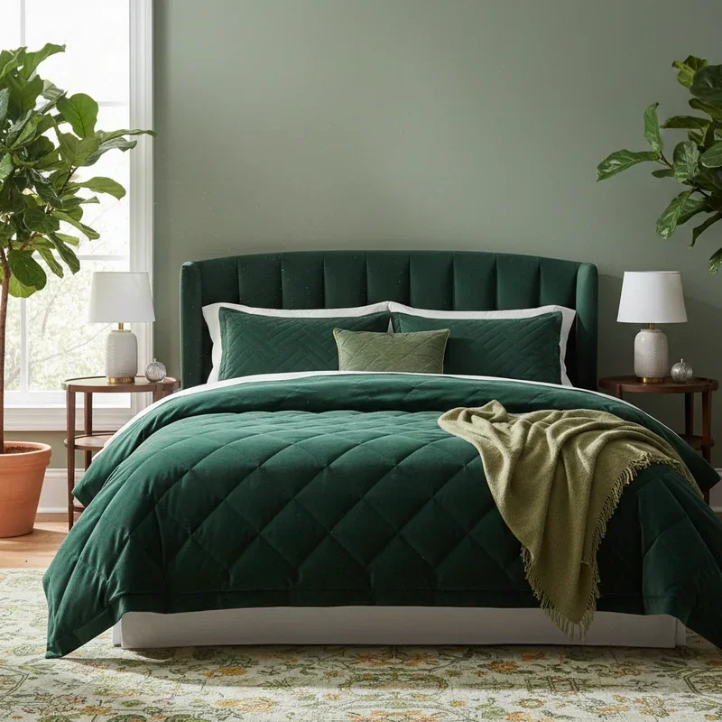 Green Bedding Ideas