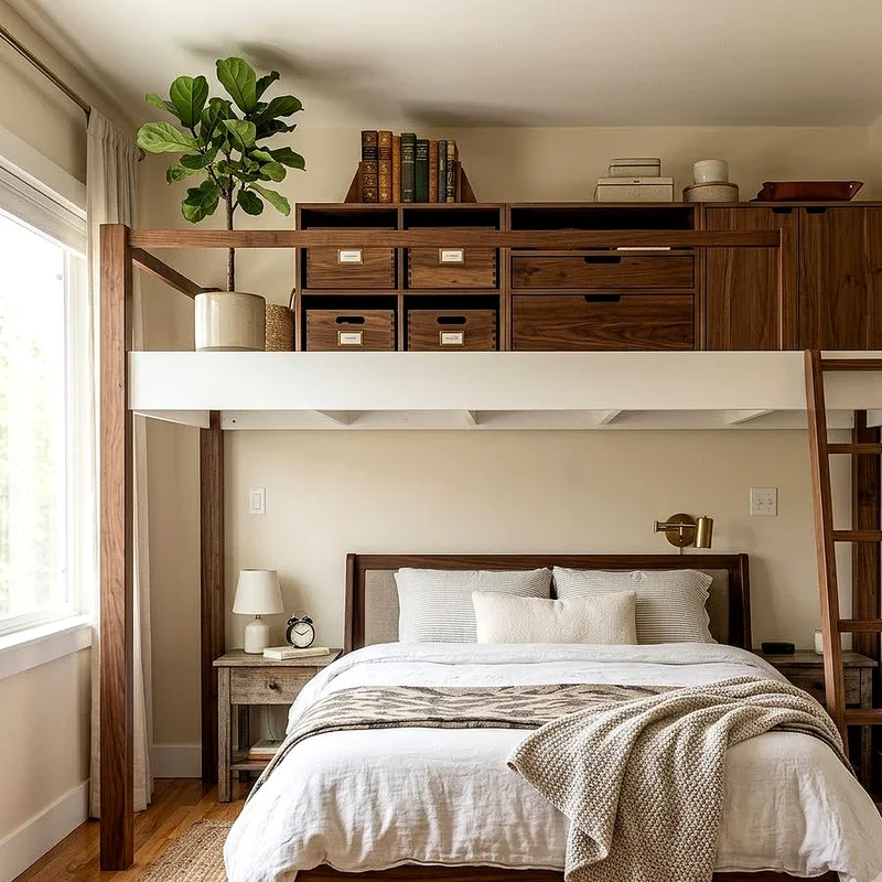 Over Bed Storage Ideas