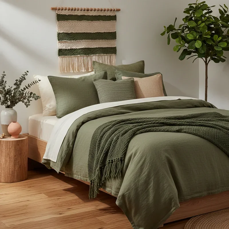 Green Bedding Ideas