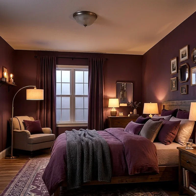 Plum Bedroom Ideas