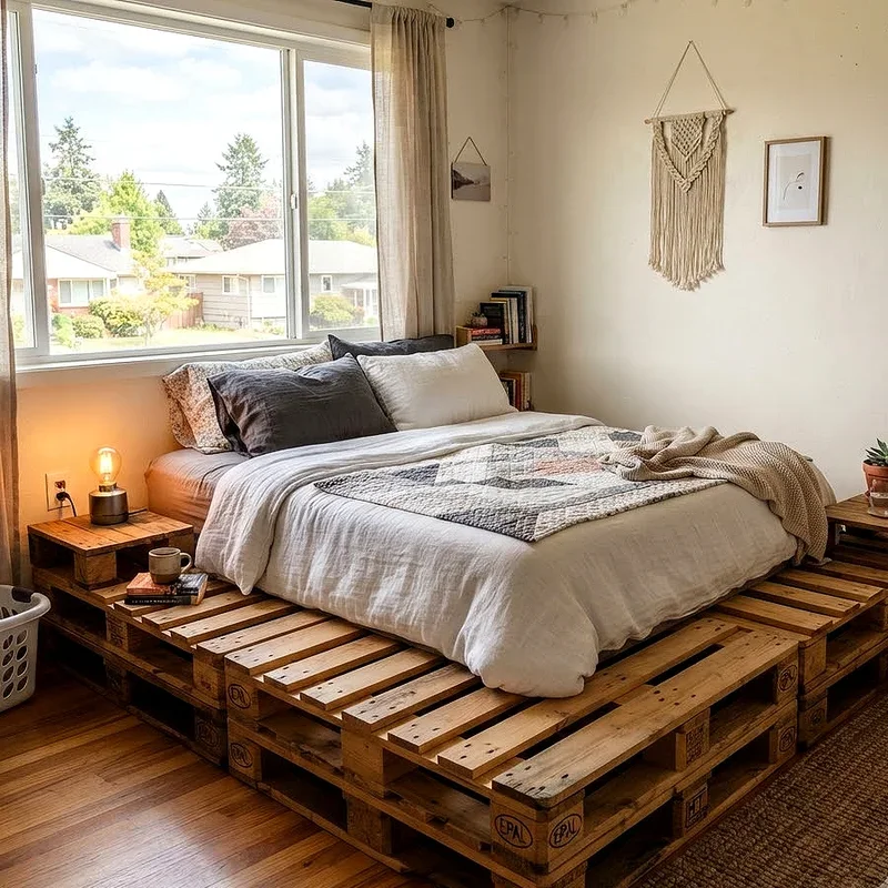 DIY Pallet Bed Frame Ideas