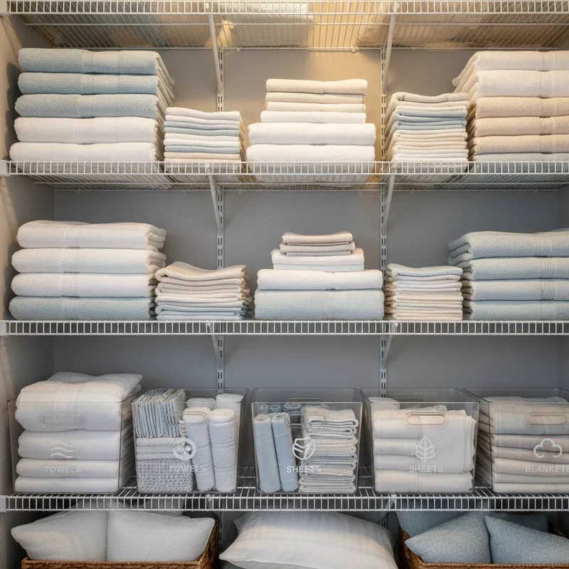 Linen Closet Organization Ideas