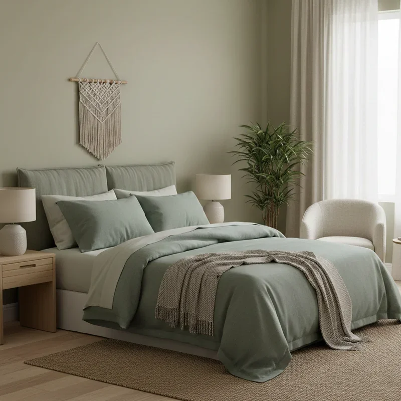 Sage Green Bedding Ideas