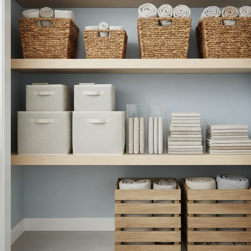 Linen Closet Organization Ideas
