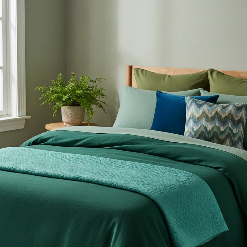 Green Bedding Ideas