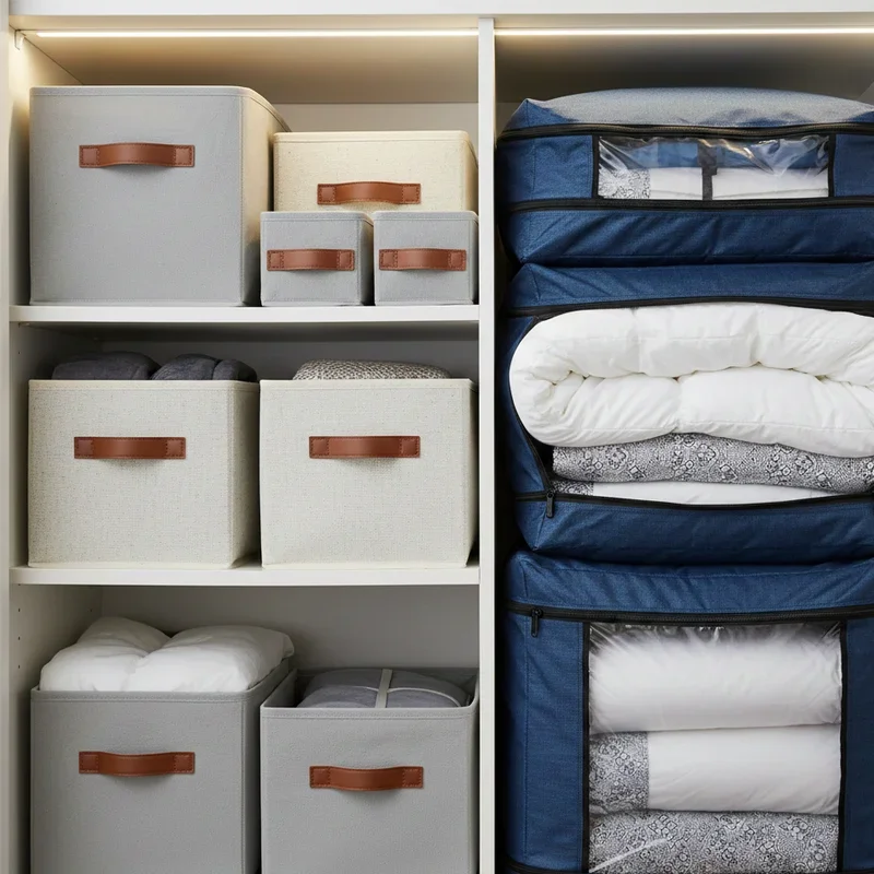 Comforter Storage Ideas