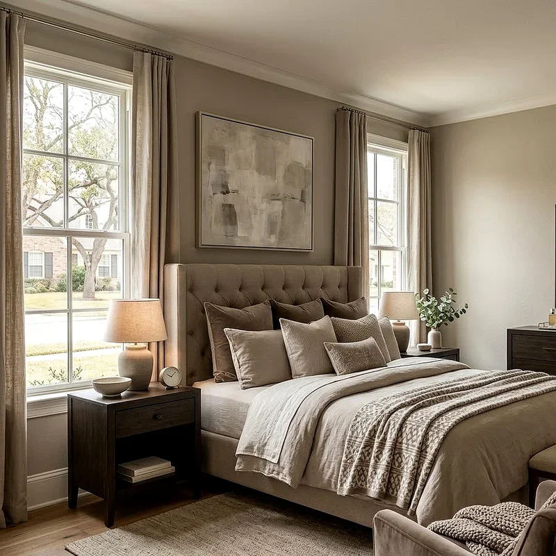 Taupe Bedroom Ideas