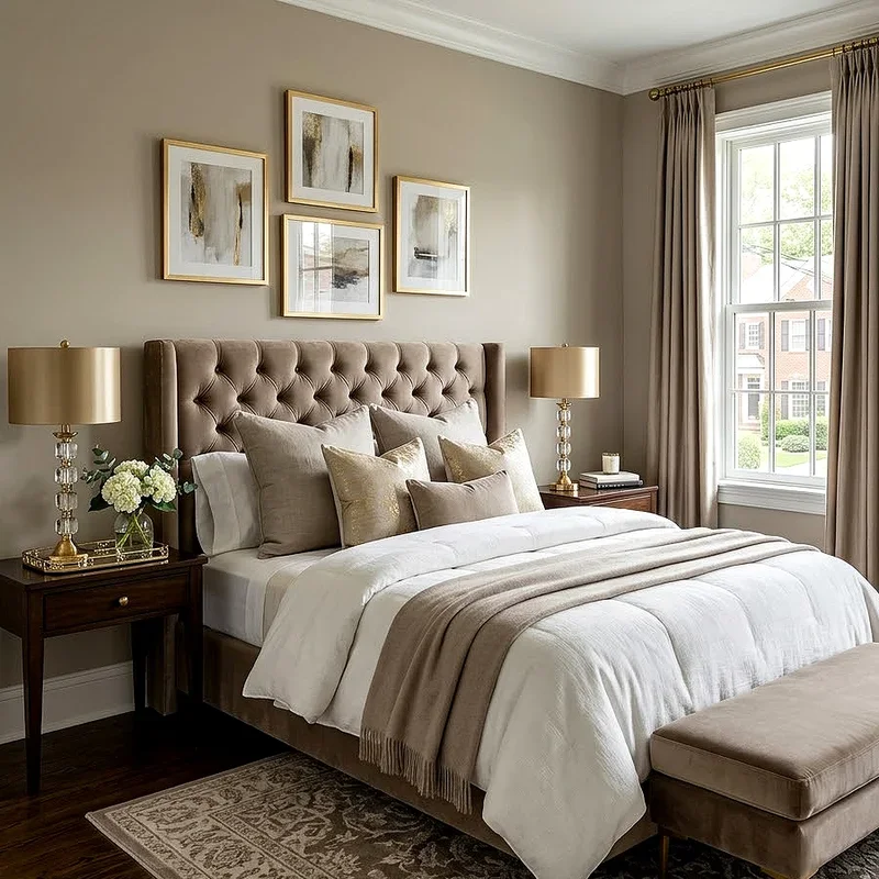 Taupe Bedroom Ideas