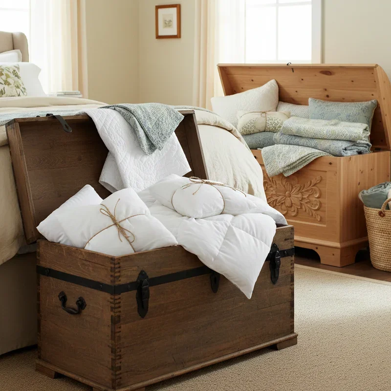 Comforter Storage Ideas