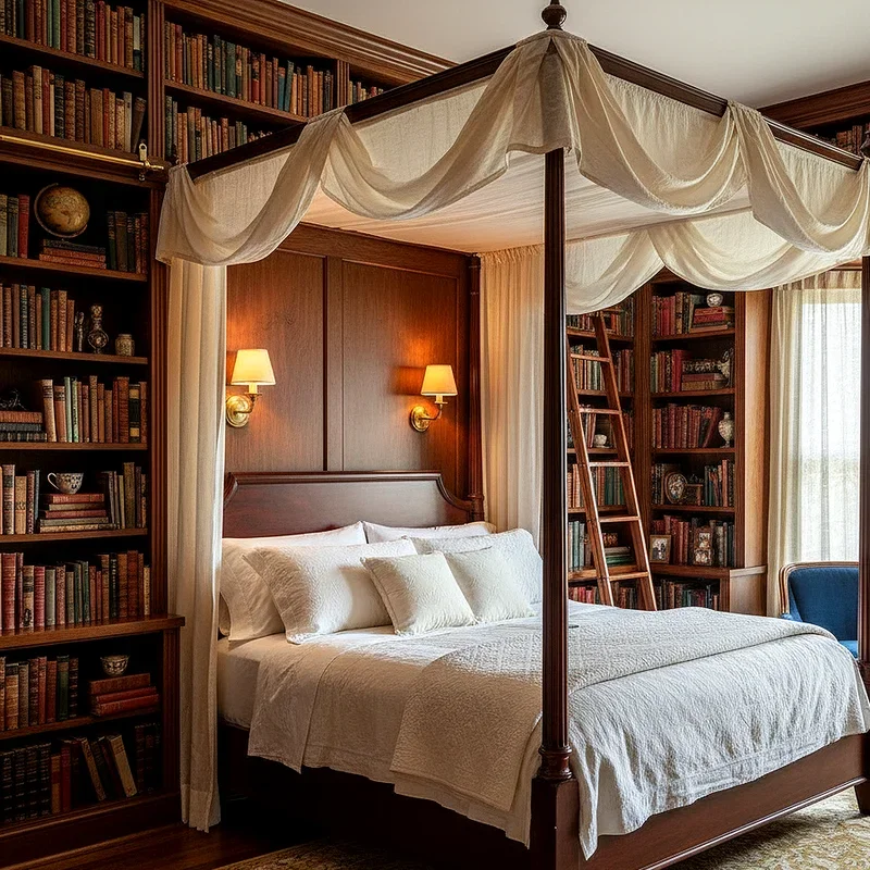 Library Bedroom Ideas