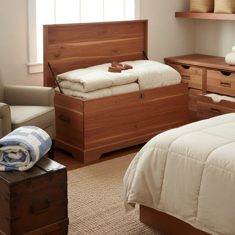 Comforter Storage Ideas