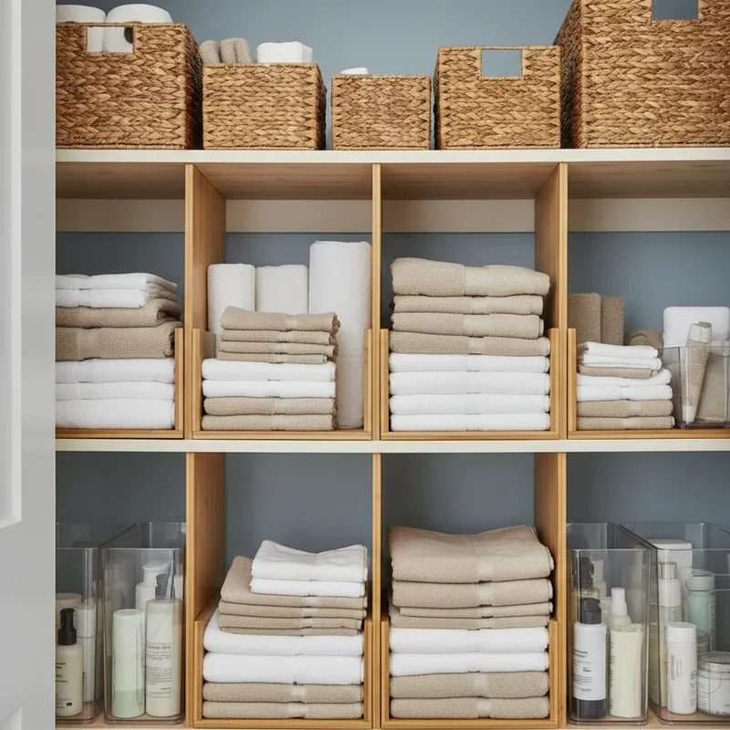 Linen Closet Organization Ideas