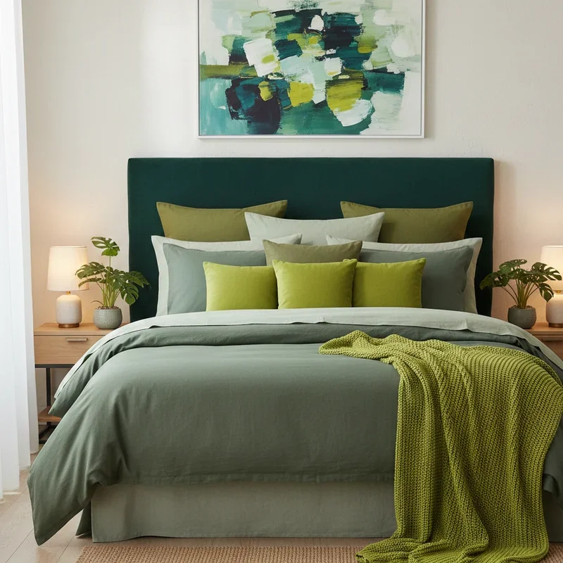 Green Bedding Ideas