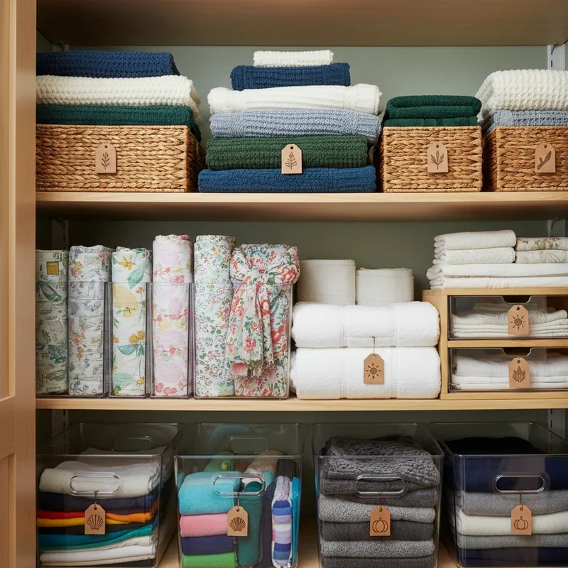 Linen Closet Organization Ideas